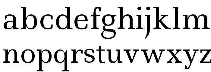 Ledger Font LOWERCASE