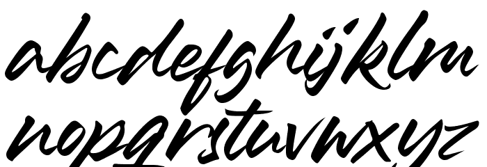 Ledgewood Font LOWERCASE