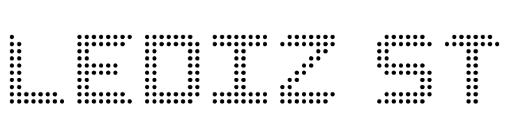 LediZ St  Free Fonts Download