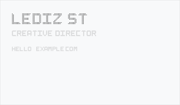 LediZ St Business Card