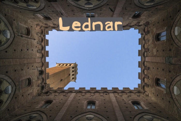 Lednar Font examples