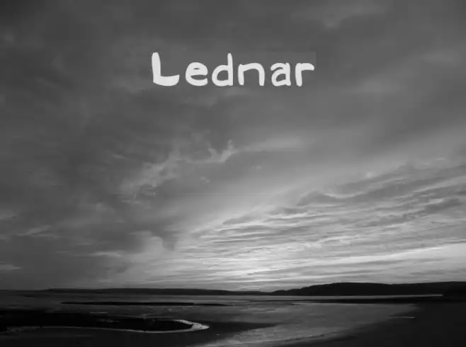 Lednar Example 3