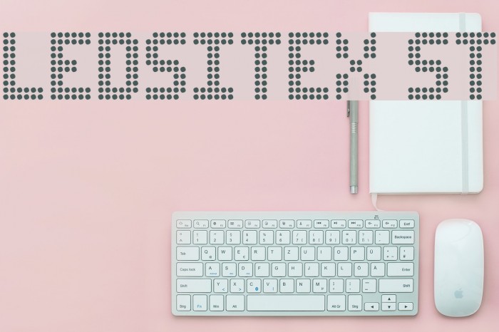 Ledsitex St Font examples