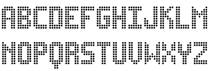 Ledsitex St Font LOWERCASE