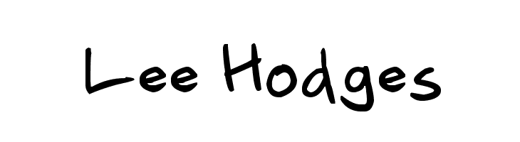 Lee Hodges  フリーフォントのダウンロード