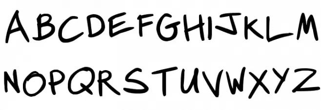 Lee Hodges Schriftart Groß