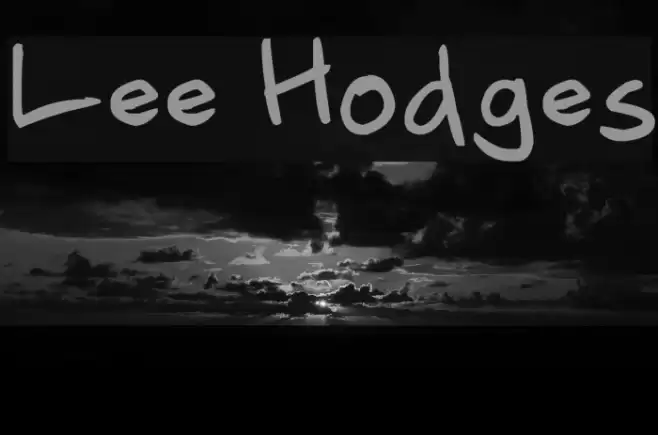 Lee Hodges Font examples