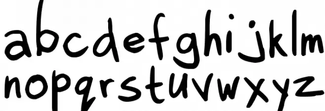 Lee Hodges Font LOWERCASE