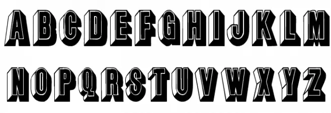 LeeCaps Cn Шрифта ВЕРХНИЙ