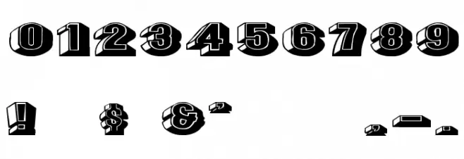 LeeCaps Ex Font OTHER CHARS