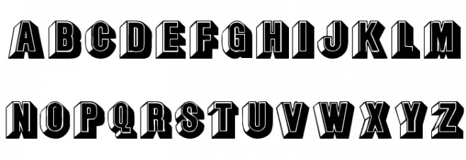 LeeCaps Font UPPERCASE