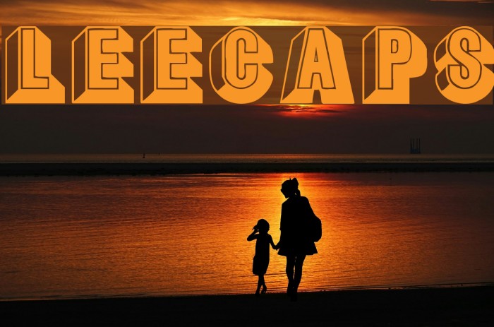 LeeCaps Font examples
