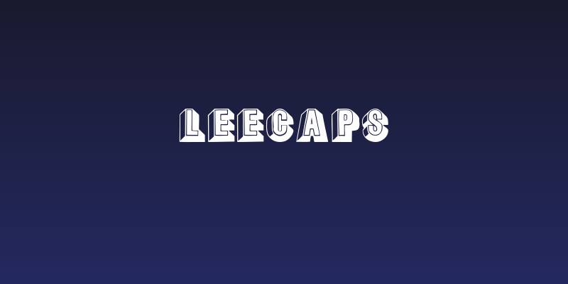 LeeCaps Social Header