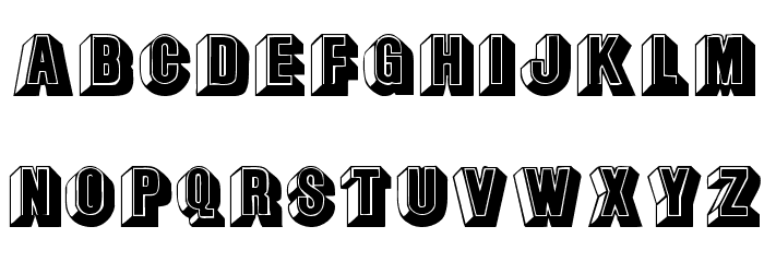 LeeCaps Font LOWERCASE