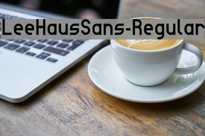 LeeHausSans-Regular Font examples