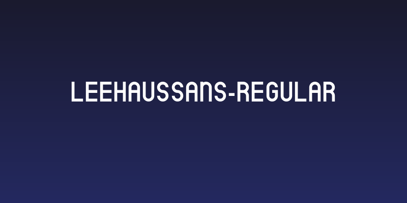 LeeHausSans-Regular Social Header