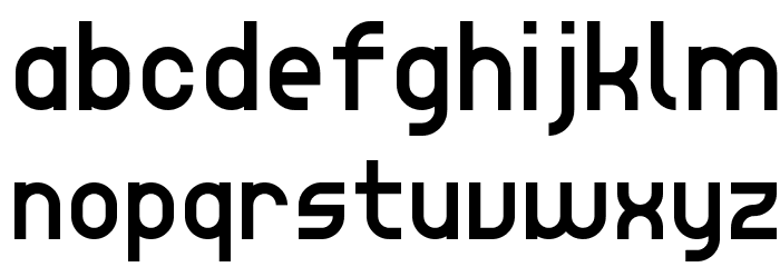 LeeHausSans-Regular Font LOWERCASE