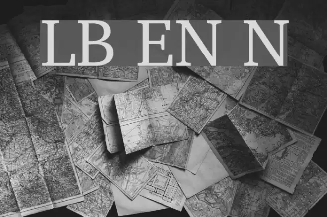 LeedsBit EuroNorth Normal Font examples