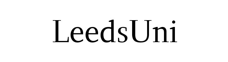 LeedsUni Font