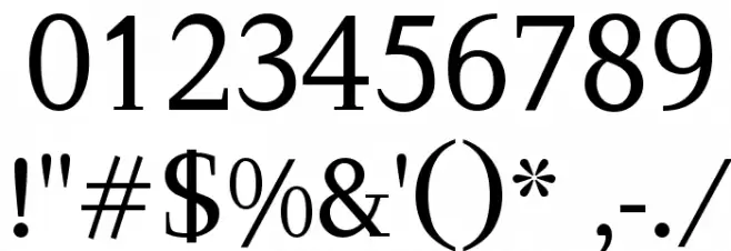 LeedsUni Font OTHER CHARS