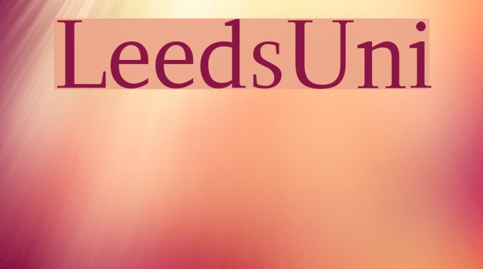 LeedsUni Font examples