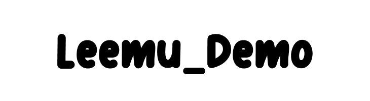 Leemu_Demo  Frei Schriftart Herunterladen