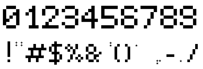 LeetSpeak Regular Font OTHER CHARS