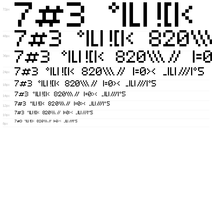 LeetSpeak Regular Waterfall