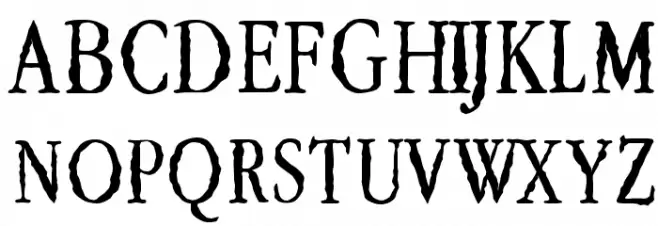 Lefferts Corners  2 Schriftart Groß