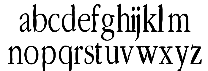 Lefferts Corners Font LOWERCASE