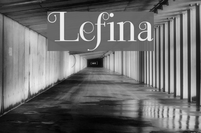 Lefina Font examples
