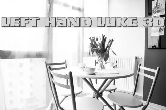 Left Hand Luke 3D Example 1