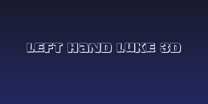 Left Hand Luke 3D Social Header