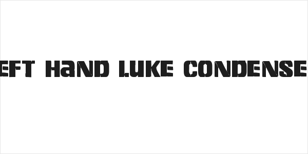 Left Hand Luke Condensed Logo