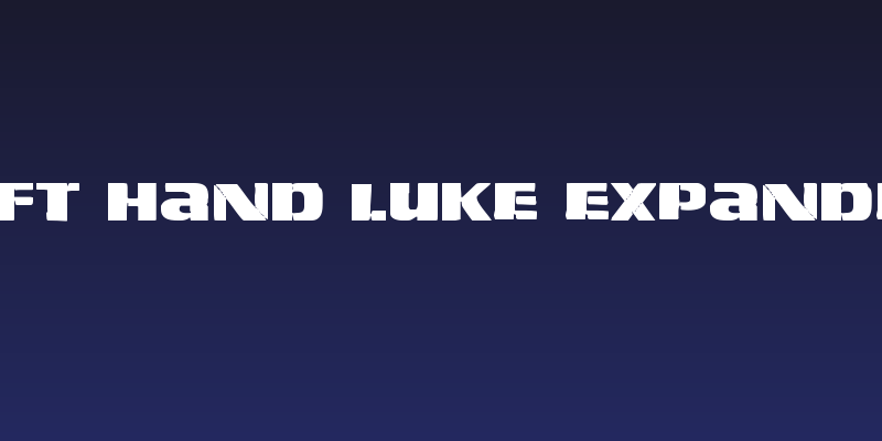Left Hand Luke Expanded Social Header