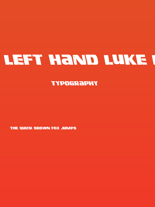 Left Hand Luke Leftalic Poster