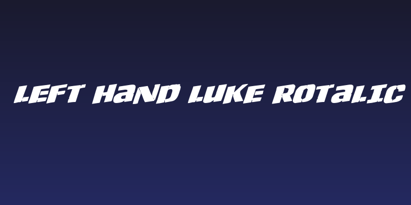 Left Hand Luke Rotalic Social Header