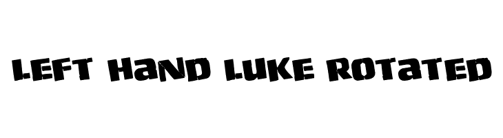 Left Hand Luke Rotated  Descarca Fonturi Gratis
