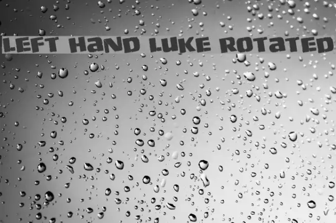 Left Hand Luke Rotated Example 2