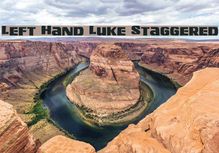 Left Hand Luke Staggered Example 2