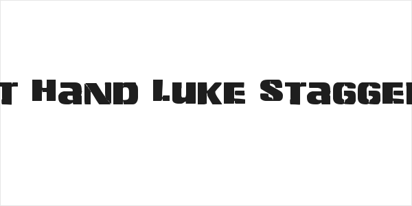 Left Hand Luke Staggered Logo