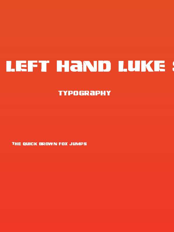 Left Hand Luke Staggered Poster