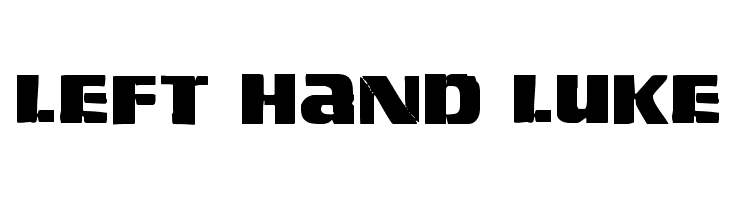 Left Hand Luke  免费字体下载