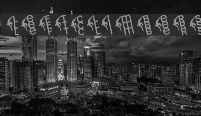 LeftClimbers Font examples