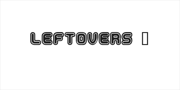 LeftOvers 3 Logo