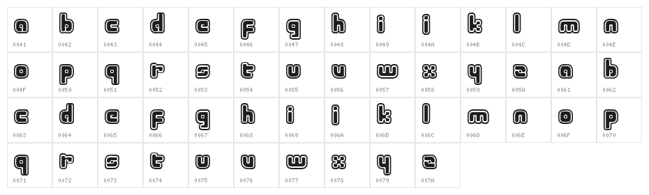 LeftOvers 4 Character Map