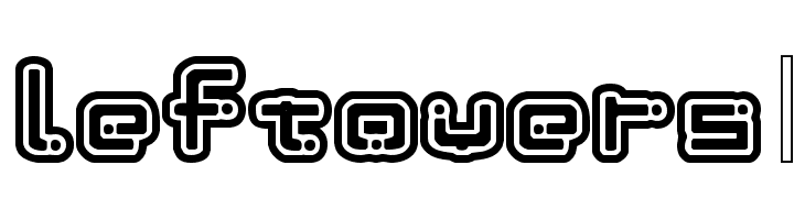 LeftOvers 5  font caratteri gratis