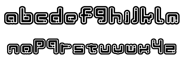 LeftOvers 5 Font LOWERCASE