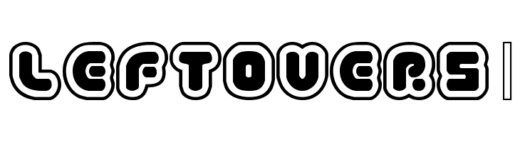 LeftOvers 6  Free Fonts Download