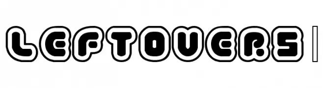 LeftOvers 6  font caratteri gratis